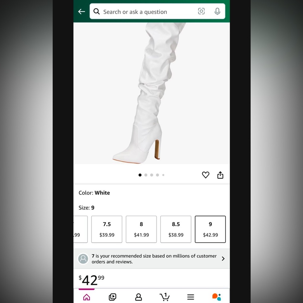 Elegant White Women's Boots